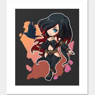 Raven Chibi Posters and Art